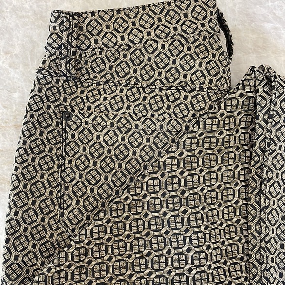 GENETIC Black and Gold Pants - Patterned Jeans - Patterned Pants - Size 25 - Picture 3 of 11